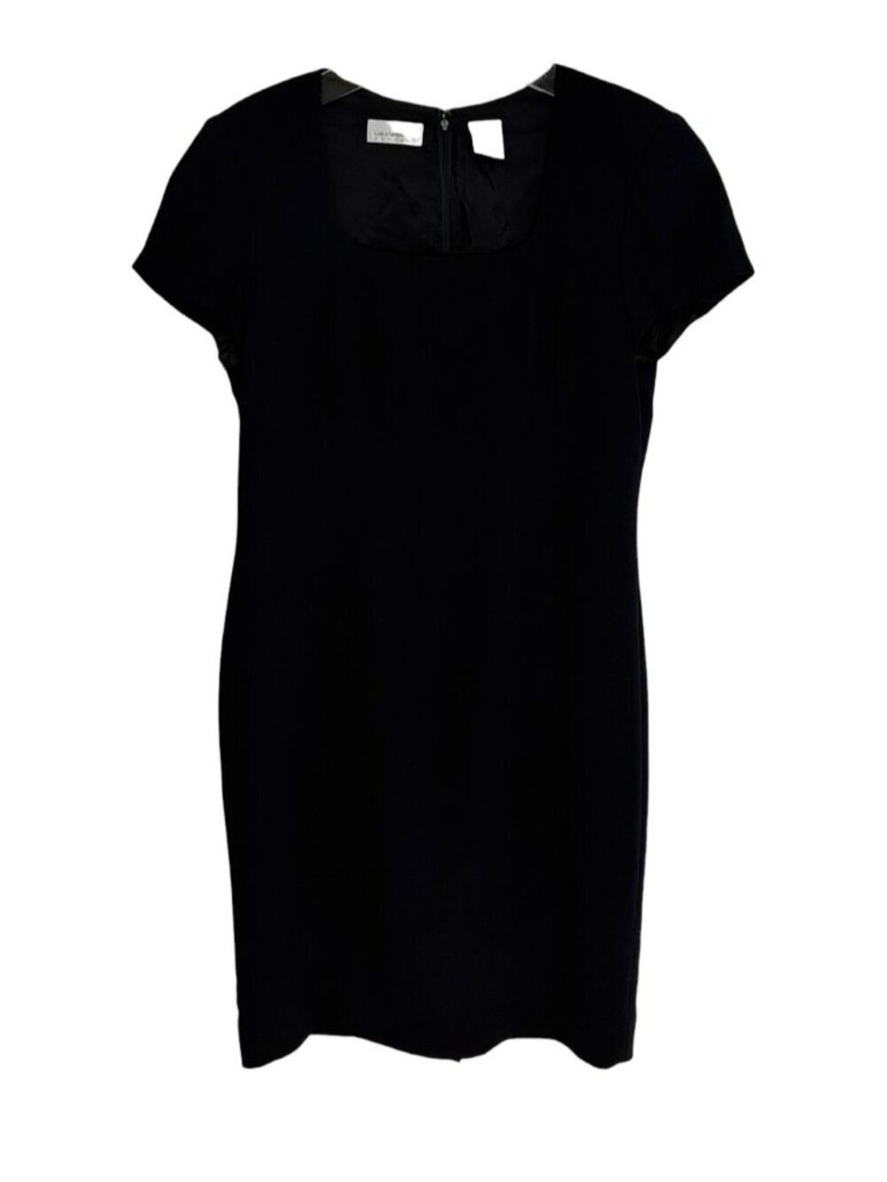 Liz Claiborne Dresses Black Sheath Dress Size 12 Lined Career Midi